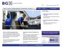 Tablet Screenshot of bg-cleaning.com